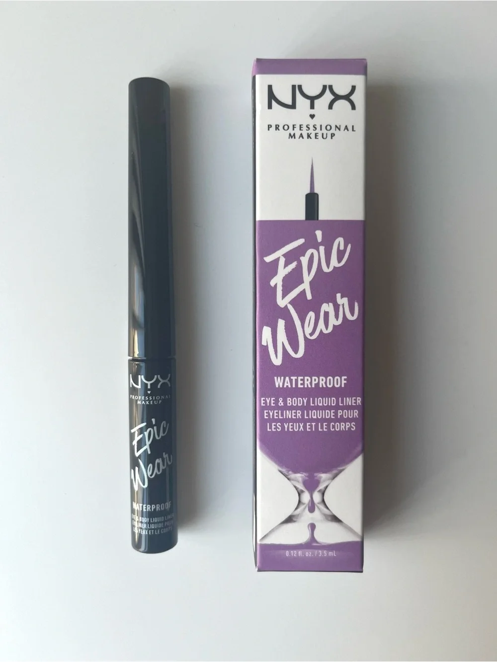 NYX Epic Wear Waterproof Liquid Liner, Long-Lasting Eyeliner, Lilac NWT